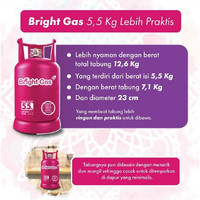 Jual Tabung LPG Bright Gas Pertamina 5.5 kg + isi -Segel - Kota Bekasi