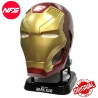 READY ROAN TOYS AVENGERS IRONMAN MARK VII HELMET AUTO MASK LED EYES 1:1 1//1 NEW