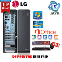 Jual PC KOMPUTER DESKTOP SLIM BUILT UP MERK LG - CORE I3 