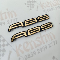 Jual Emblem / Logo / Sticker 3D ABS Yamaha Nmax AEROX 155 XMAX - SILVER