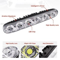  Jual  LAMPU  DRL LED  MODEL FORTUNER  6 TITIK ISI 2PC LAMPU  