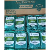 Jual A   ntiseptic Tissue, Softies Wet Wipes Antibacterial