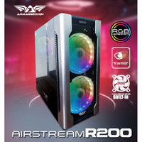 Jual Casing Armaggeddon Airstream R200 E-ATX Gaming Black 