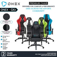 Jual ONEX  GX3 Premium Quality Gaming  Chair Kursi  Gaming  