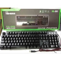 Jual NYK KR-201 Nemesis Keyboard Gaming Plat Besi Game 