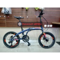 Jual SEPEDA  LIPAT EXOTIC  EXPLORE  9 0  ALLOY 18 SPEED 