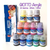 Jual ATK0660GT 25ml x 12 warna Giotto  D cor Acrylic 530600 