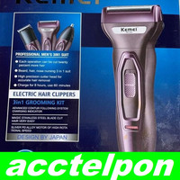 Jual Mesin  Cukur  Kemei  KM 1407 Clipper  3 in1 Alat cukur  