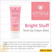 Jual Emina Bright Stuff Series Tone Up Cream Krim Pencerah