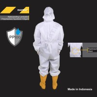 Jual 50pc Baju  APD  Medis M HAZMAT id Suit Coverall 