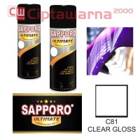 Jual SAPPORO ULTIMATE C81 CLEAR  GLOSS  CAT  SEMPROT SAPORO 