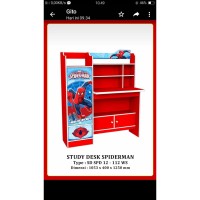 Jual Meja  Belajar  Anak  Karakter  Spiderman 12 112 WS Murah 