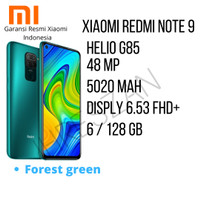 Jual Xiaomi Redmi Note 9 6/128 GB 6GB 128GB Garansi Resmi