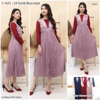 Jual Gamis Prisket kombinasi  warna  navy  Jakarta Barat 