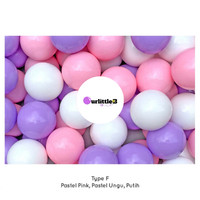 Jual 100Pcs BUNNIE BOO BALLS Mandi Bola  Plastik  Mainan  