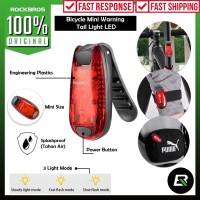 Jual Lampu Sepeda Belakang ROCKBROS  Bike Tail Clip Light 