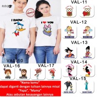 Jual Kaos Dewasa Couple Tema Valentine Dapat 2 Pcs Kaos Jakarta Timur Lito Shop Tokopedia