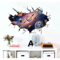 Jual Window Universe Space SK9066B Stiker Dinding Wall 