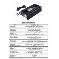 Jual Power Inverter UPS DC AC SP1000W 12V + Cas Aki 20A