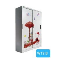 Jual Lemari Pakaian Anak Sliding Plat Besi Hello Kitty Jual Lemari Pakaian Anak Sliding Plat Besi Hello Kitty