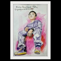 Jual Sketsa Lukis Wajah Berwarna Bingkai Minimalis Single 1 Wajah A4 Jakarta Selatan Verosianart Tokopedia