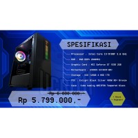 Jual PC GAMING RAKITAN CORE I3 8GB DDR4 HDD 1TB SSD 120GB 