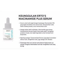 Jual Serum Niacinamide Lokal Terbaik - Ertos Niacinamide Plus Serum