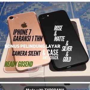 Iphone 7 32gb Garansi Distributor 1 Thn Tokopedia