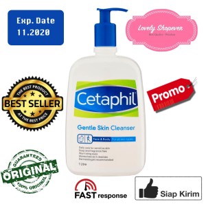 Cetaphil Gentle Skin Cleanser 1000ml Harga Promo Tokopedia