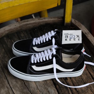 Vans Old Skool Black White Dt Original Tokopedia
