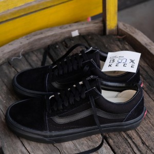 Vans Old Skool All Black Dt Original Tokopedia