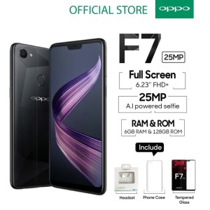 Oppo F7 Black Diamond Ram 6gb 128gb Tokopedia