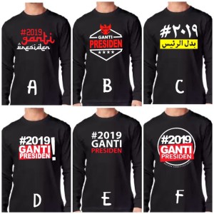 Kaos 2019 Ganti Presiden Baju 2019 Ganti Presiden Tokopedia