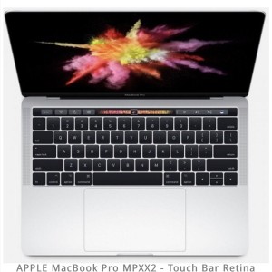Macbook Pro Retina Mpxx2 2017 Silver 13 Inch I5 8gb 256gb Intel Iris 550 Touch Bar Tokopedia
