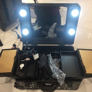 Masami Shouko Beauty Case Koper Make Up Tempat Kosmetik Lampu Tokopedia