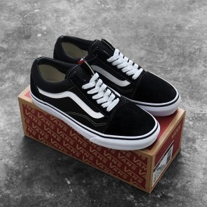 Vans Old Skool Black White Dt Original Tokopedia