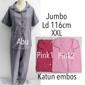 Piyama Baju Tidur Jumbo Dewasa Wanita Kaos Setelan Celana Pendek Tokopedia