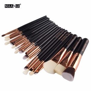 Kuas Make Up Kosmetik Profesional 15 Set Brush Kecantikan Tokopedia