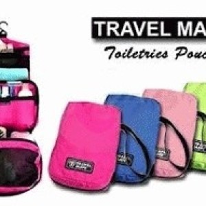 Travel Pouch Bag Traveling Bag Tas Kosmetik Multifungsi Tokopedia