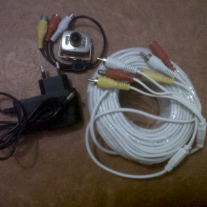 Mini Kamera Cctv Infrared Paket Lengkap Bisa Langsung Ke Tv Tokopedia