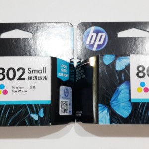 Hp 802 Cartridge Color Original Tokopedia