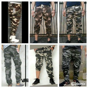 Celana Joger Cargo Loreng Tokopedia