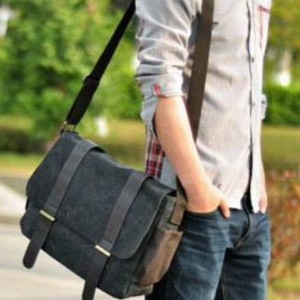 Tas Laptop Selempang Kanvas Import Tokopedia