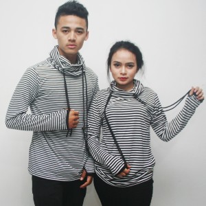 Jaket Baju Hangat Sweater Rnd Belang Hitam Tokopedia