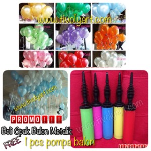 Promo Balon Metalik Free Pompa Balon Tangan Harga Promo Tokopedia