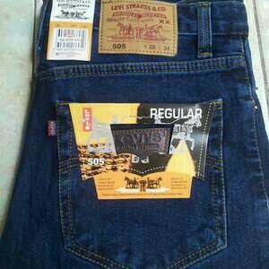 Celana Jeans Levis 505 Pria Biowash Tokopedia