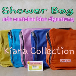 Tas Kosmetik Shower Bag Toilet Bag Shampoo Toilette Shower Set Waterpr Tokopedia