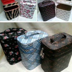 Koper Kosmetik Kosmetik Case Tempat Kosmetik Kp 05 Permata Tokopedia