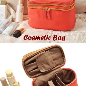 Diskon Cosmetic Bag 2 Tingkat Dalamnya Banyak Sekat Muat Banyak Kosmetik Tokopedia
