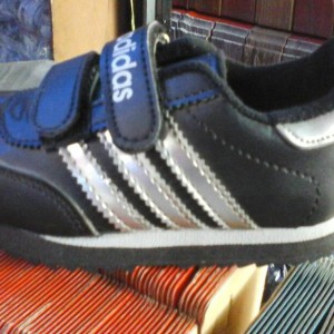 Sepatu Adidas Anak Hitam Lis Putih Adidas Kids Tokopedia